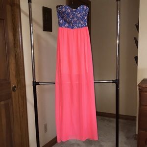 Style Rack Strapless Maxi Dress, Sz M